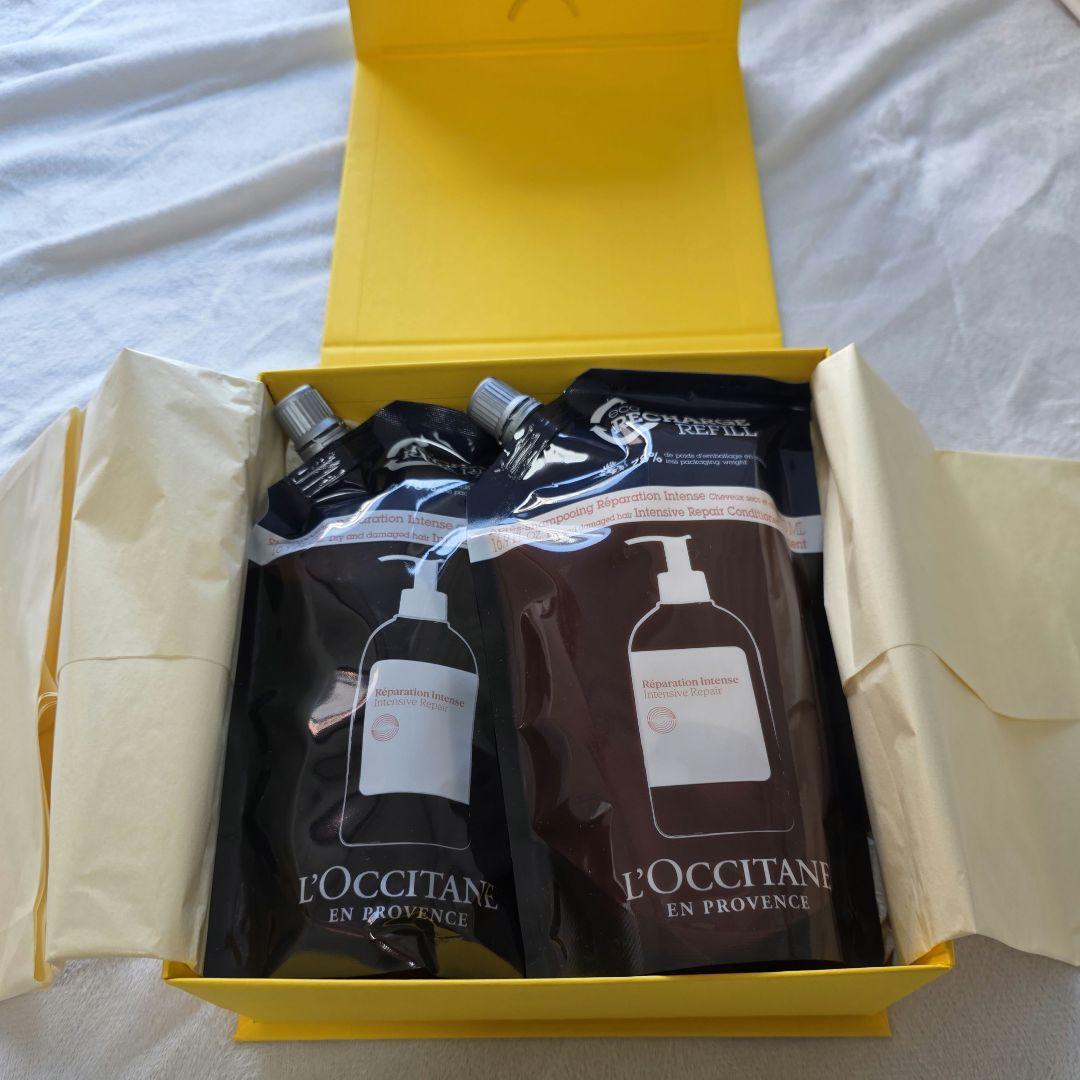 ロクシタン インテンシブリペアシャンプー&コンディショナー レフィル セット