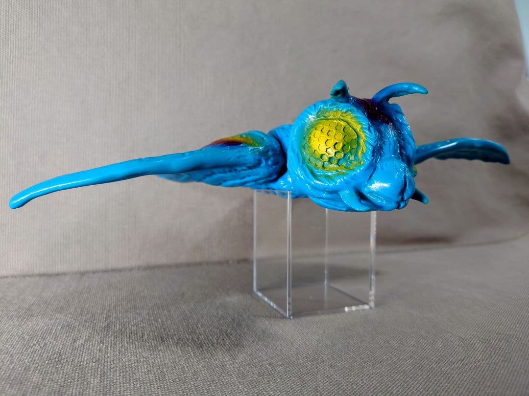 ゴジラ ブルマァク モスラ成虫 ソフビ 1992年 復刻版 幅32㎝ - メルカリ