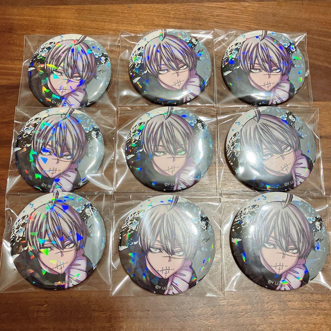 桃源暗鬼 ホログラム缶バッジ マズル ツリビレ メイド 皇后崎迅×9