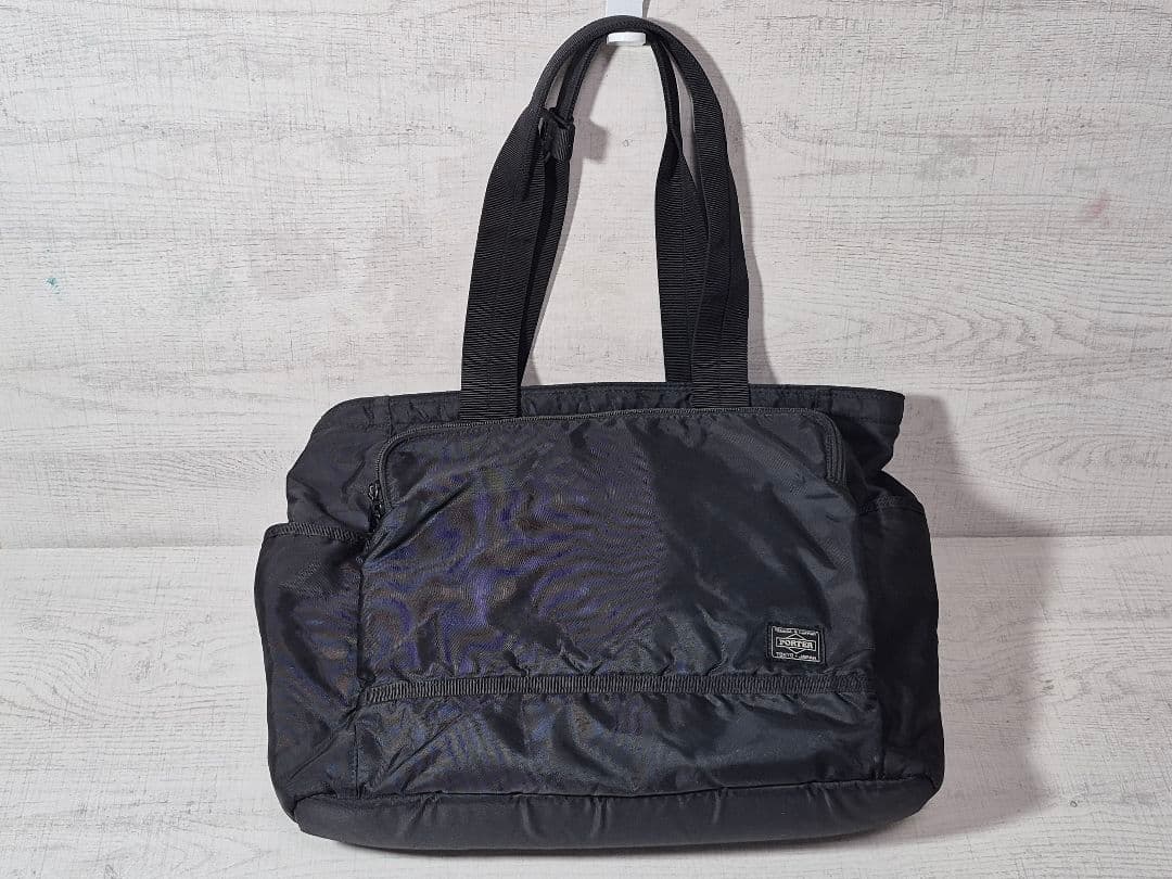 PORTER フラッシュトートバッグ 美品吉田カバン ブラック 黒 ポーター