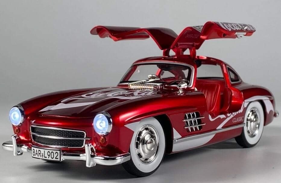 コカコーラ　メルセデス ベンツ プルバックカー　ダイキャスト　超レア　動作確認済