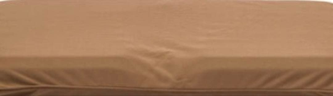 頭がフィットするグミまくら ブラウン（31×60cm）