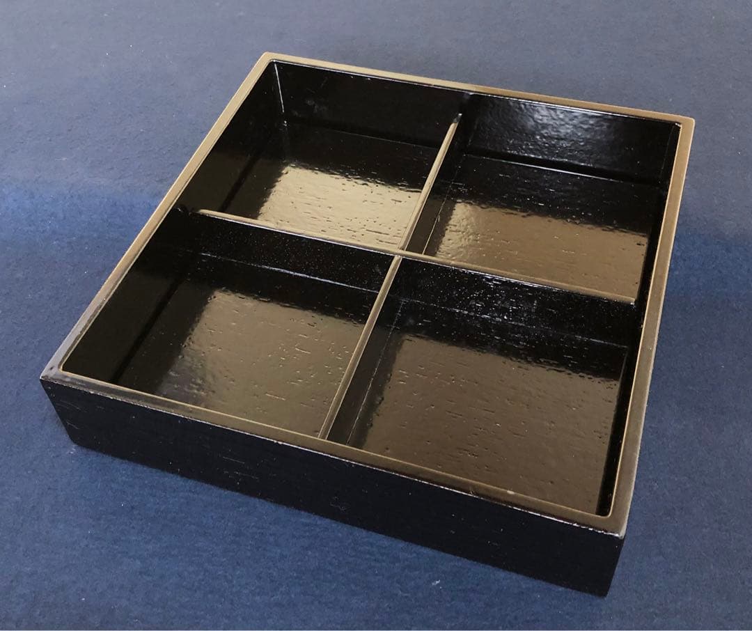 割引❗️《R》輪島塗 松花堂弁当5客 林漆器店 木箱 251218か1