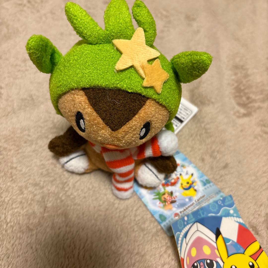 ポケモンセンター　ポケドール　ぽかぽか雪あそびハリマロン　ぬいぐるみ