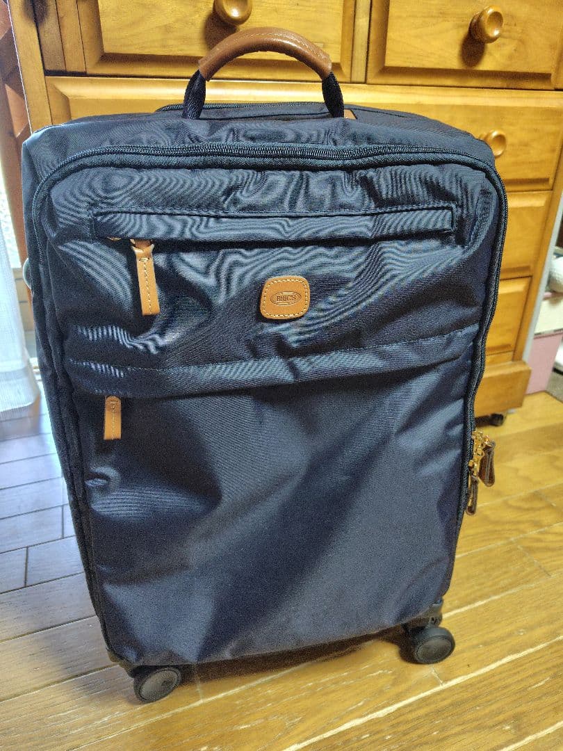 BRICS 　ネイビー ソフト キャリーカート スーツケース