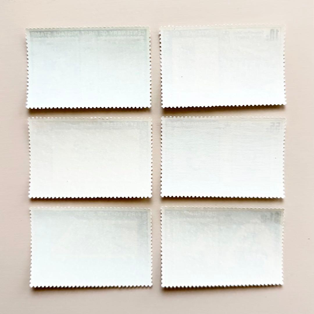 外国切手6枚（モントセラト：郵便切手100周年） - メルカリ