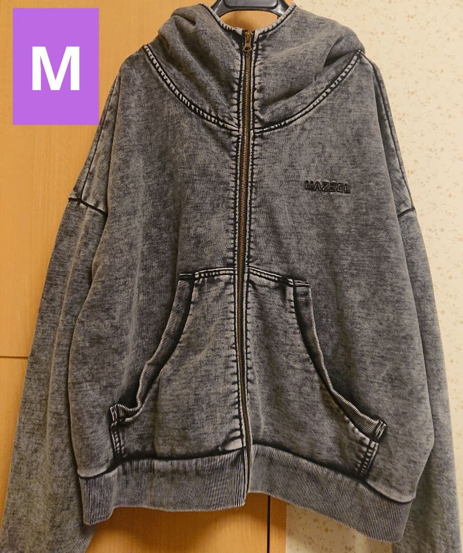 MAZZEL ジップアップパーカー マーゼル パーカー Mサイズ マーゼル