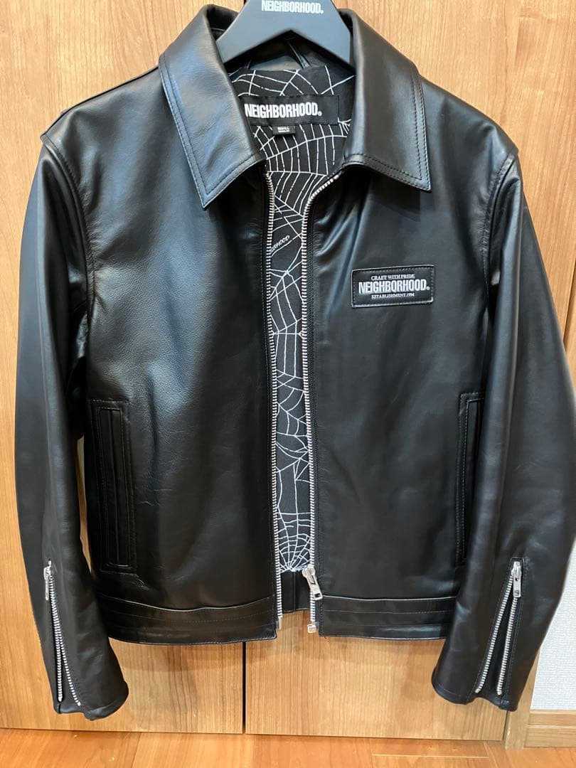 neighborhood シングルレザージャケット　Sサイズ23SS