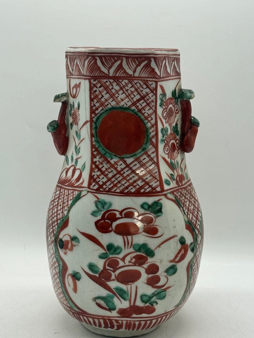 中国　明時代　呉須　角瓶　送料込み251114 煌鼎牌陳年十年 紹興酒（如意壺）500ml アルコール分15％ 15度 中国酒