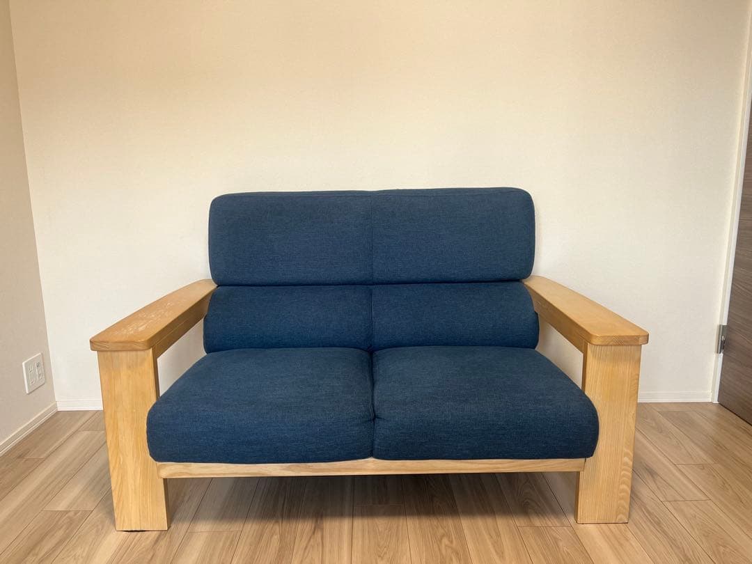 【NOCE】ハイバック2人掛けソファ