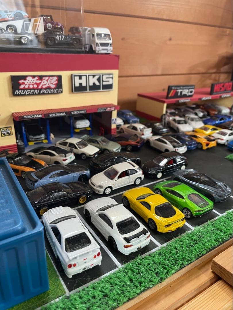 トミカ/ホットウィール 110台+ジオラマセット - メルカリ
