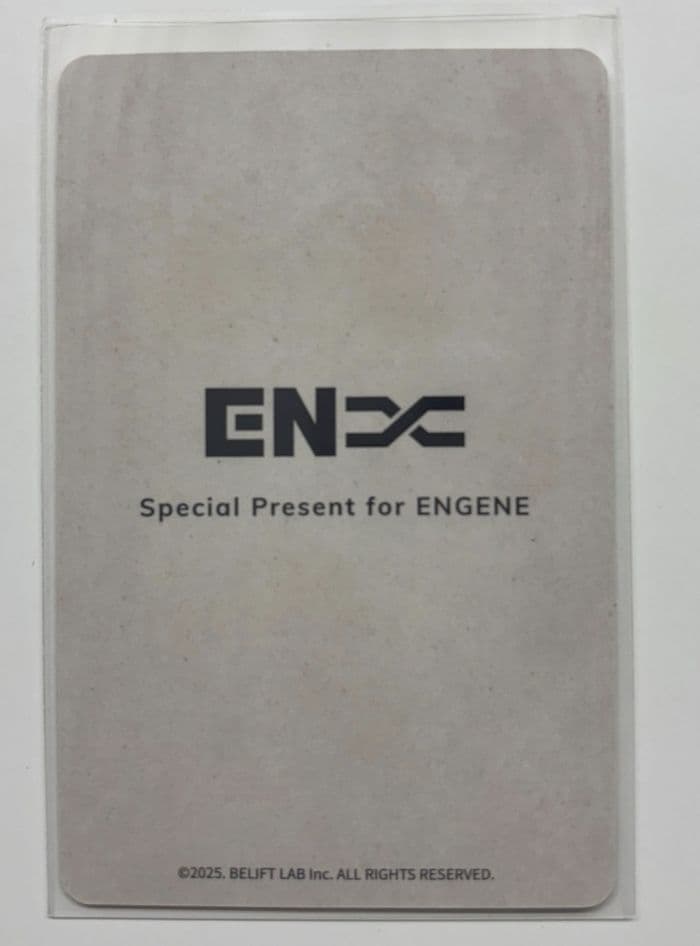 ENHYPEN アンケートトレカ 2025 ヒスン