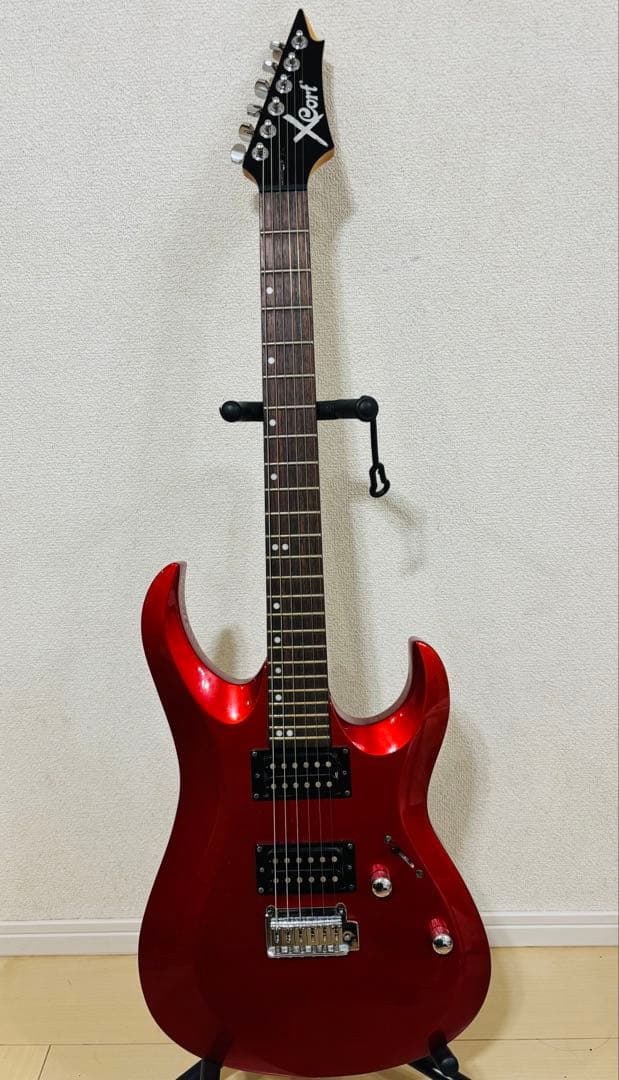 Cort コルト X-2 エレキギター メタル向け レッド