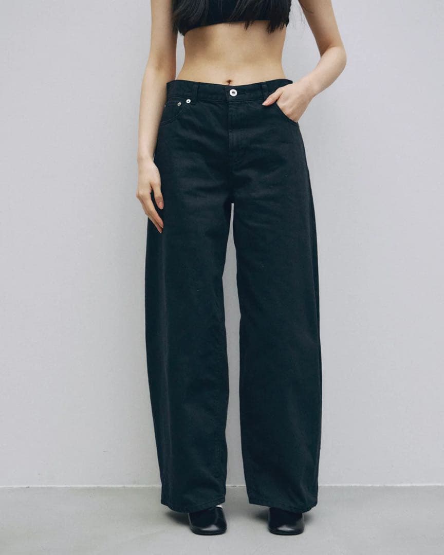JSELF / 新品・未使用 Wide Loose Denim BLACK 25