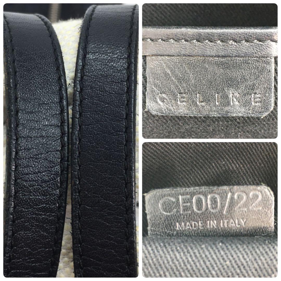 セリーヌ トート ドラム ボストンバッグ Cマカダム フォーマル FR512