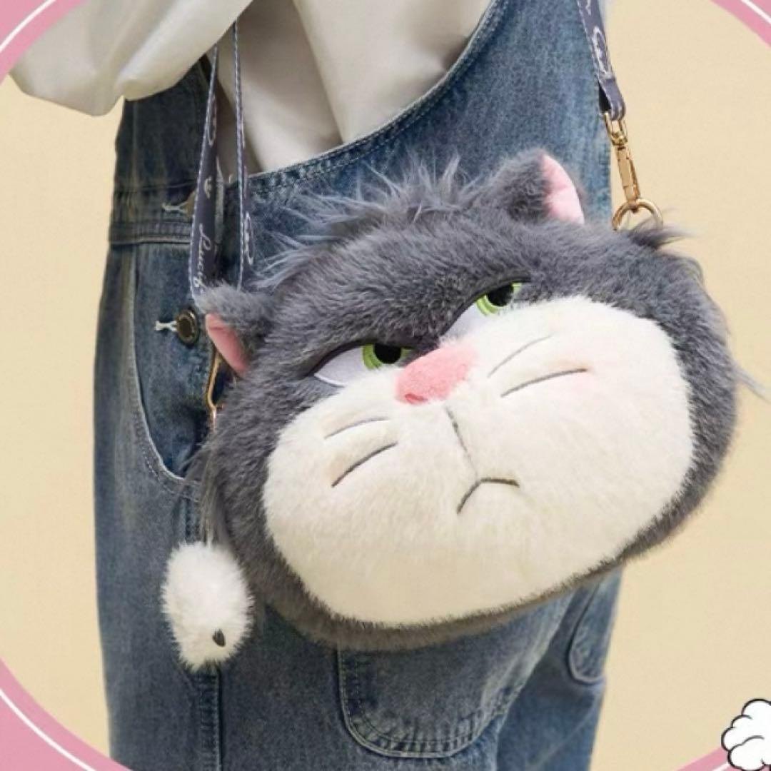 海外限定 ディズニー ルシファー ぬいぐるみ バック