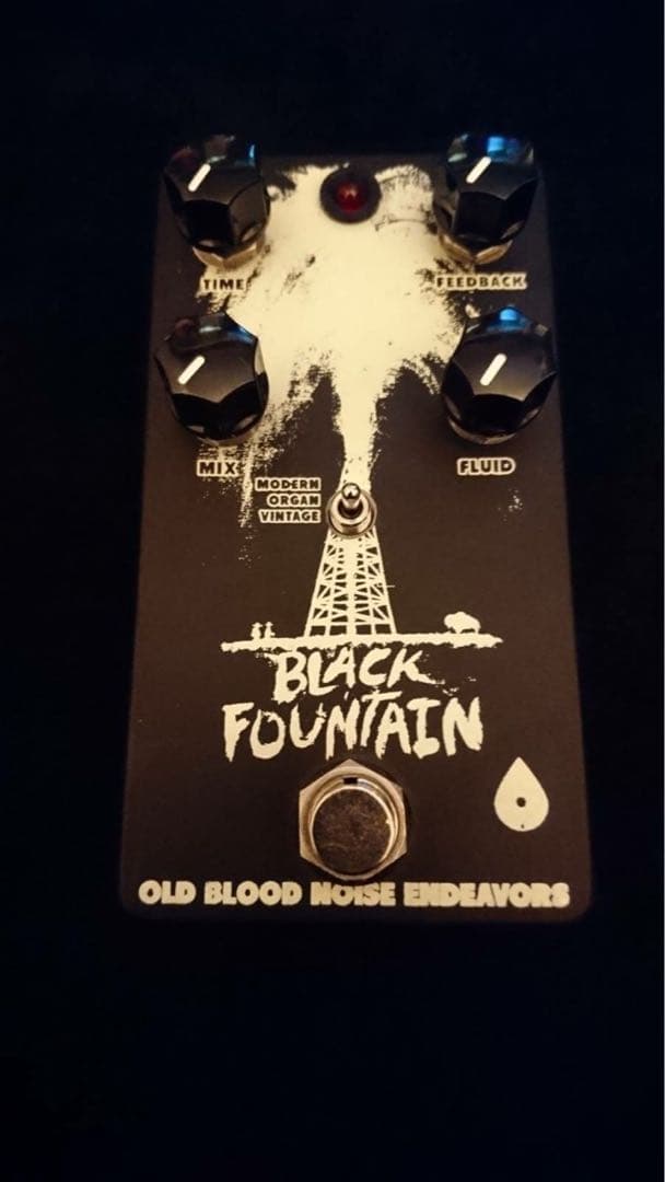 ギター Old Blood Noise Endeavors Black Fountain Old Blood Noise Endeavors — Black Fountain V3 + Tap Tempo