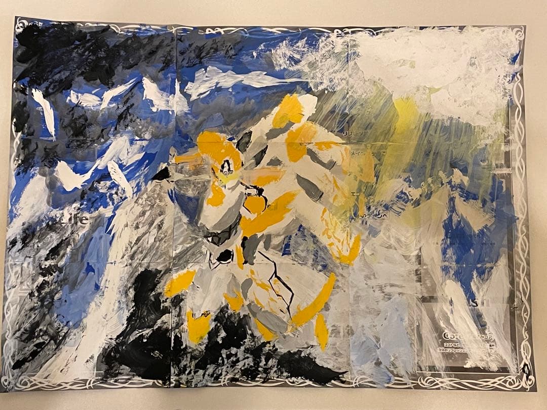 バトスピ　プレイシート　機人エムブラ仕様