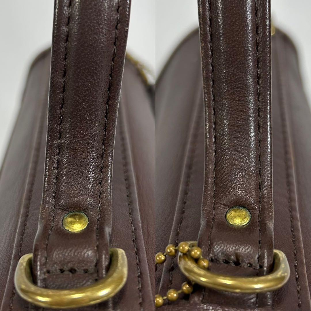 美品】オールドコーチ 9985 2way ハンドバッグ ターンロック 斜め掛け