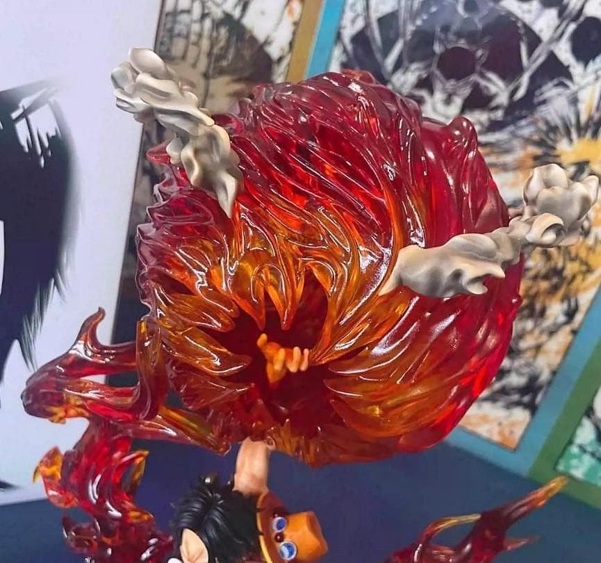 ワンピース 火拳のエース「炎帝」 フィギュア ガレージキット 1/8