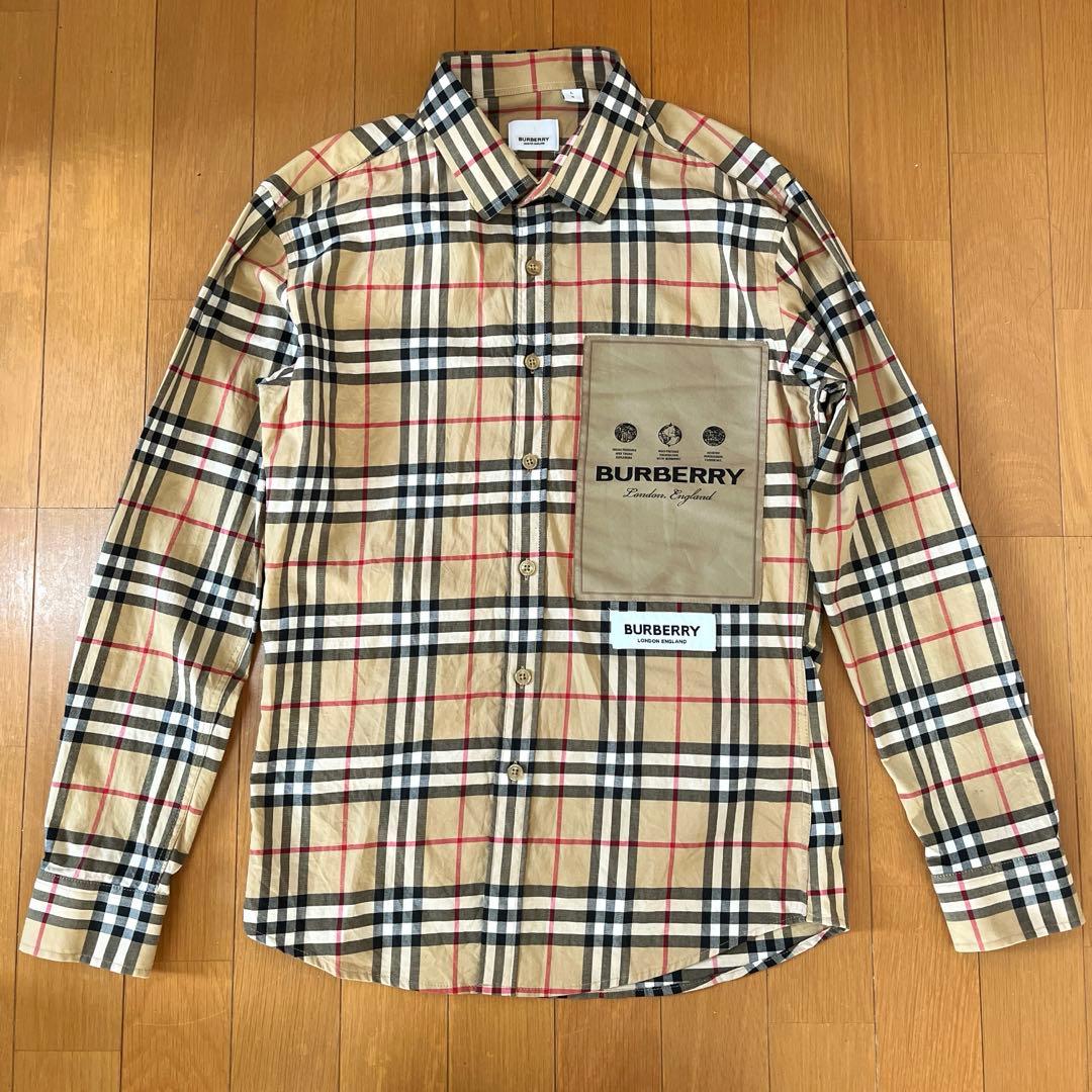 BURBERRY チェック柄シャツ Lサイズ