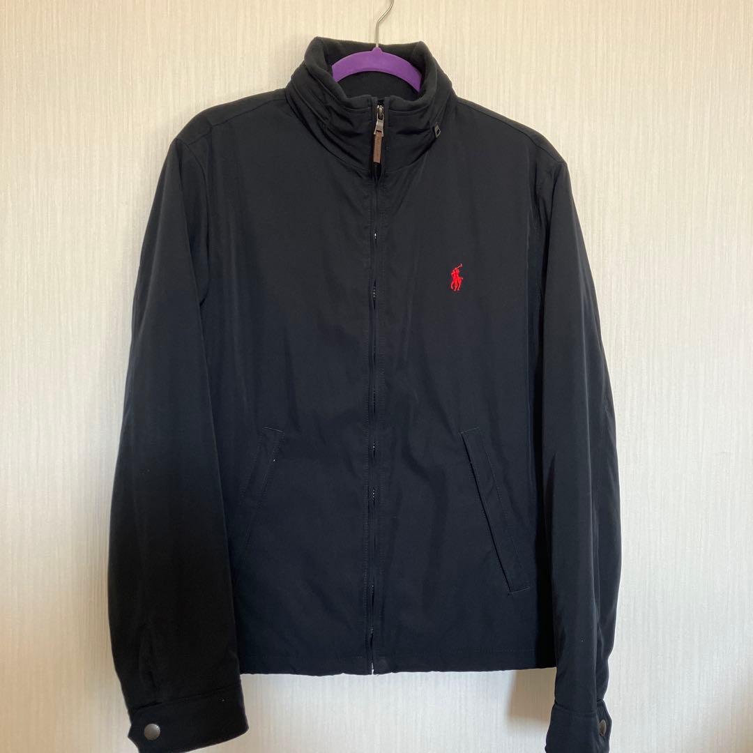 ポロ ラルフ・ローレン 黒 ジャンパー 中古・古着通販】POLO RALPH LAUREN (ポロ・ラルフローレン) 中綿