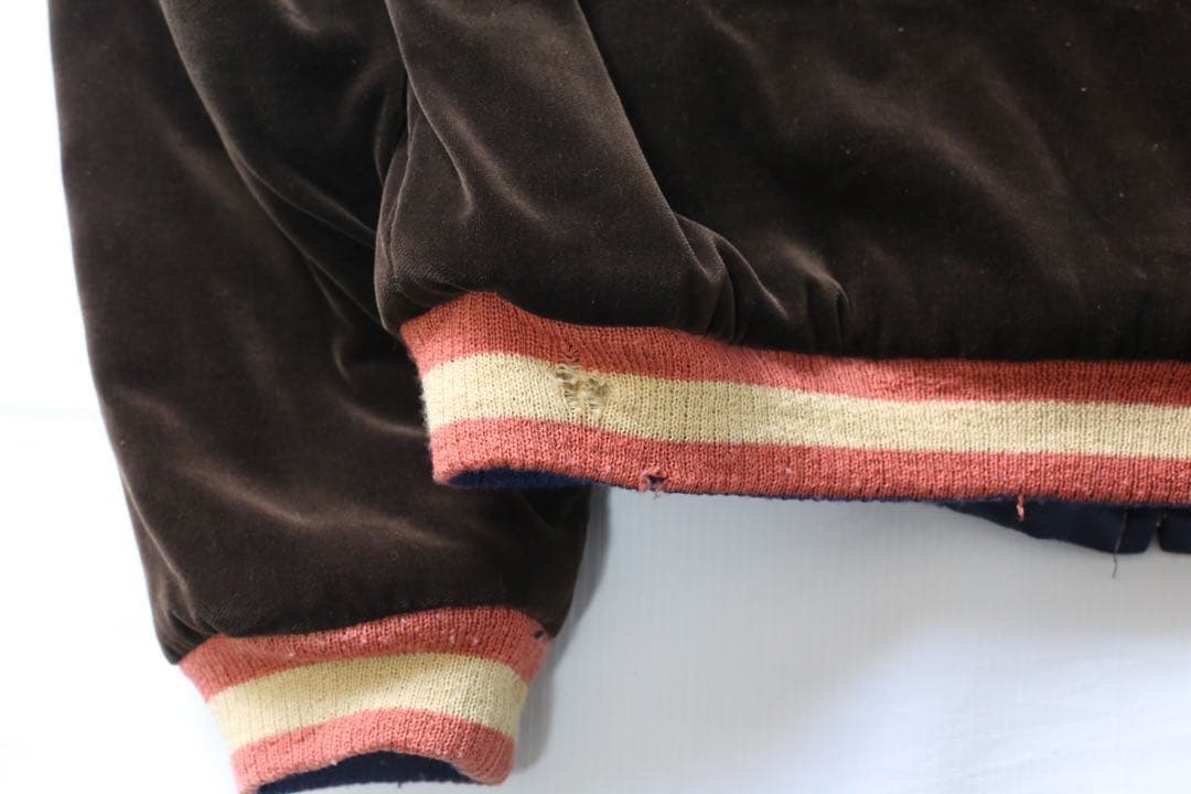 貴重 90s 東洋 別珍 茶 日本地図 龍 スカジャン 舞妓 M品番 - メルカリ