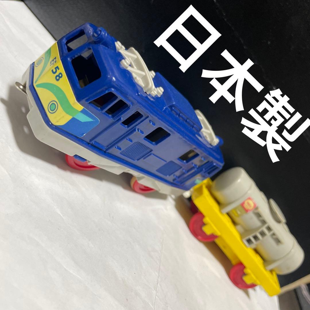 プラレール EF58 電気機関車 日本製 前スイッチ タム6000 タンク車