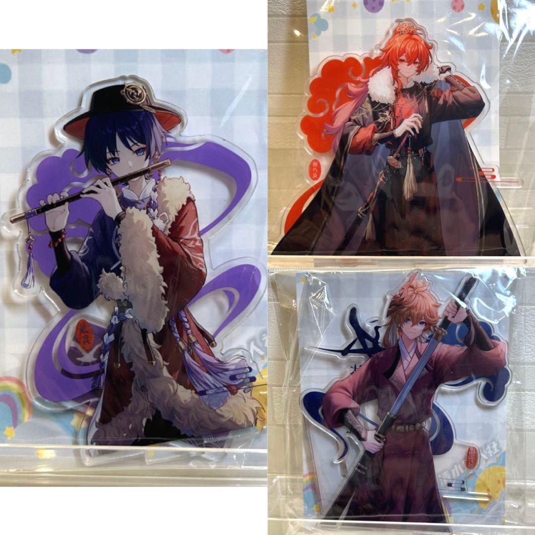 原神】タルタリヤ 放浪者 ディルック 武士 アクリルスタンド - メルカリ