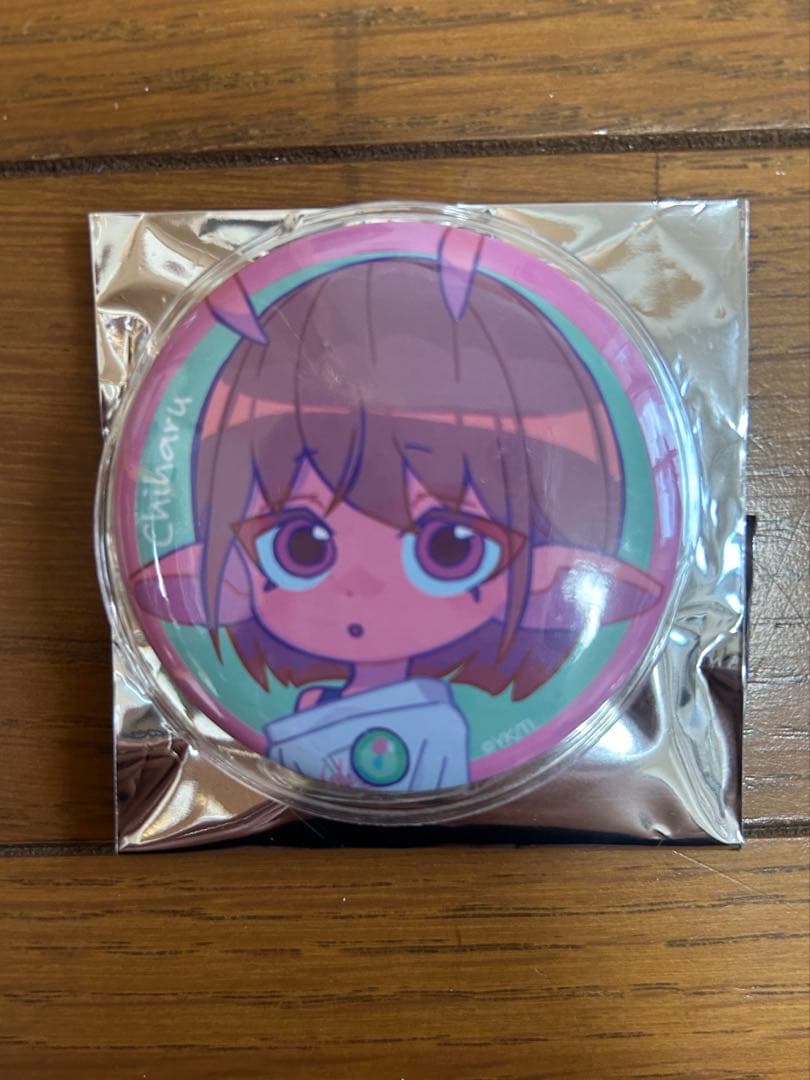 銀河特急ミルキーサブウェイ 九条 チハル 缶バッジ ヴィレッジヴァン