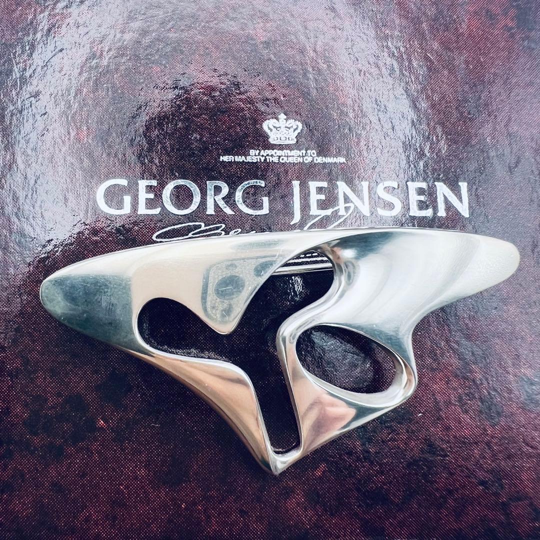 美品✨ジョージジェンセン　325 ヘニングコペル　シルバー　ピンブローチ 美品✨ジョージジェンセン 325 ヘニングコペル シルバー ピンブローチ