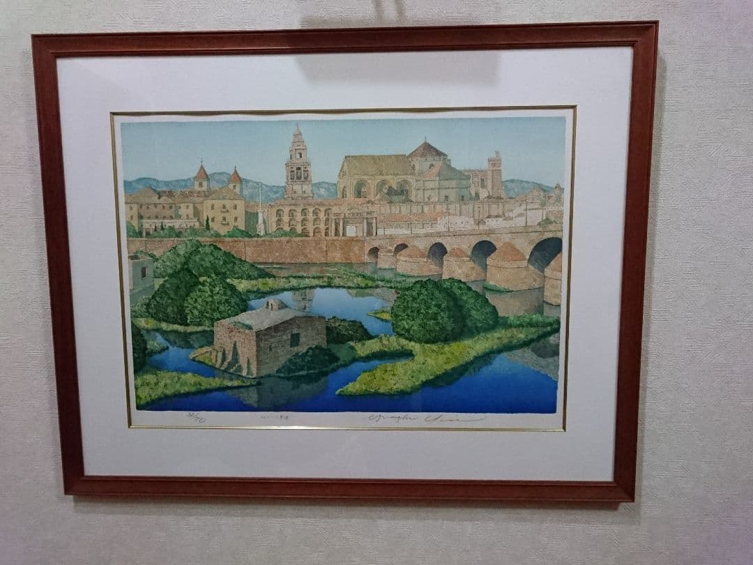 値下げ◎絵画◎コルドバの岸辺 ◎