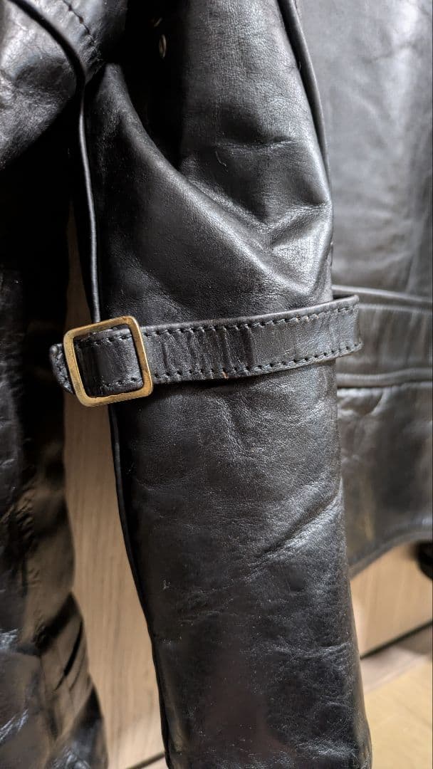 エアロレザー 革ジャン 本革 ホースハイド ステアハイド ライダース 馬革