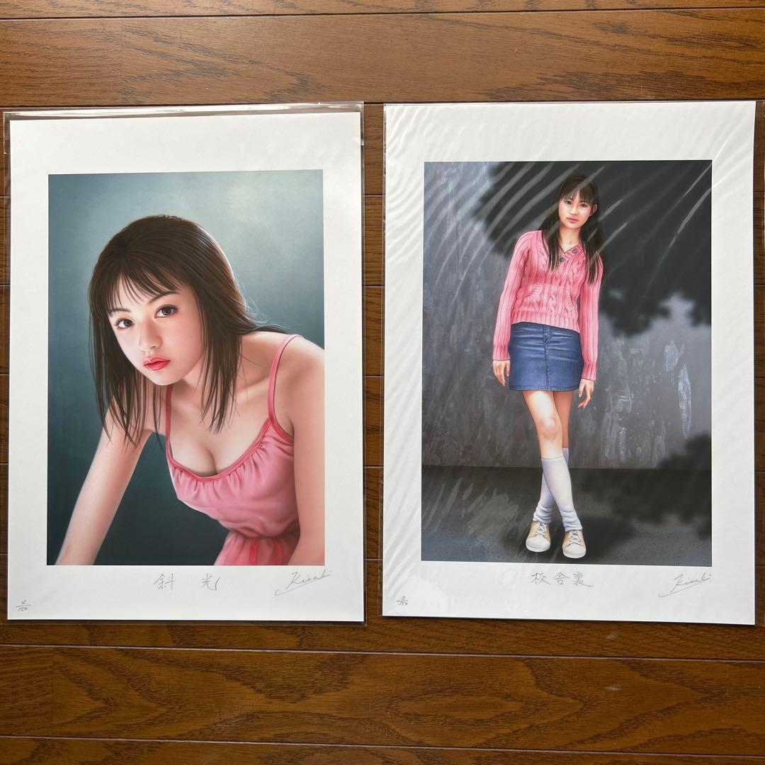 妃耶八　美人画　33点セット売り　作者本人の自筆サイン・エディションナンバー入り