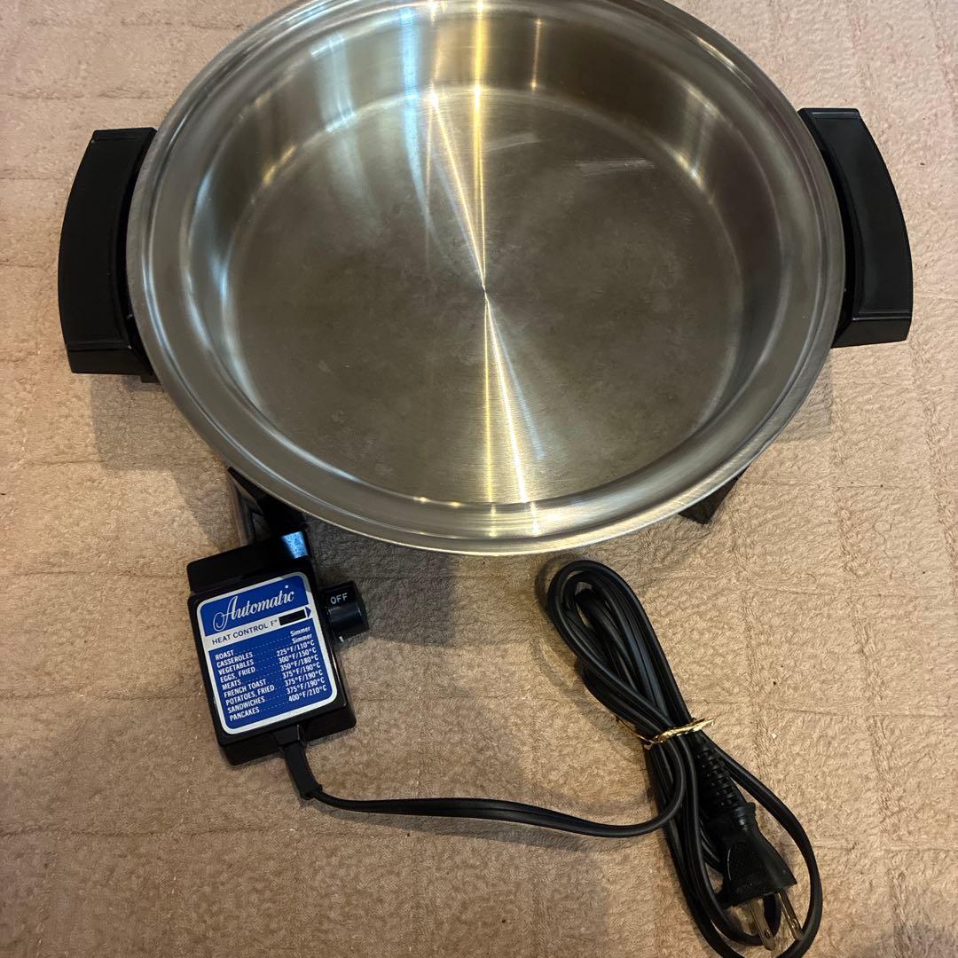 ロイヤルクイーン　電気フライパン　数回使用　蓋はありません。