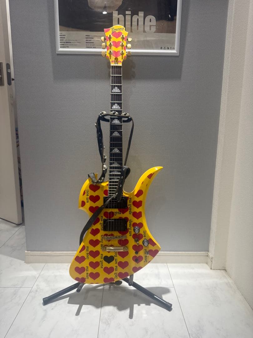 hide MG-145S Bunny エレキギター イエローハート - メルカリ