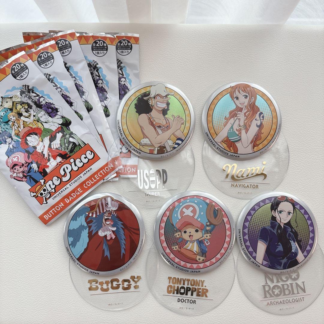 USJ ワンピース プレミアサマー2025 コレクタブル缶バッジ まとめ売り