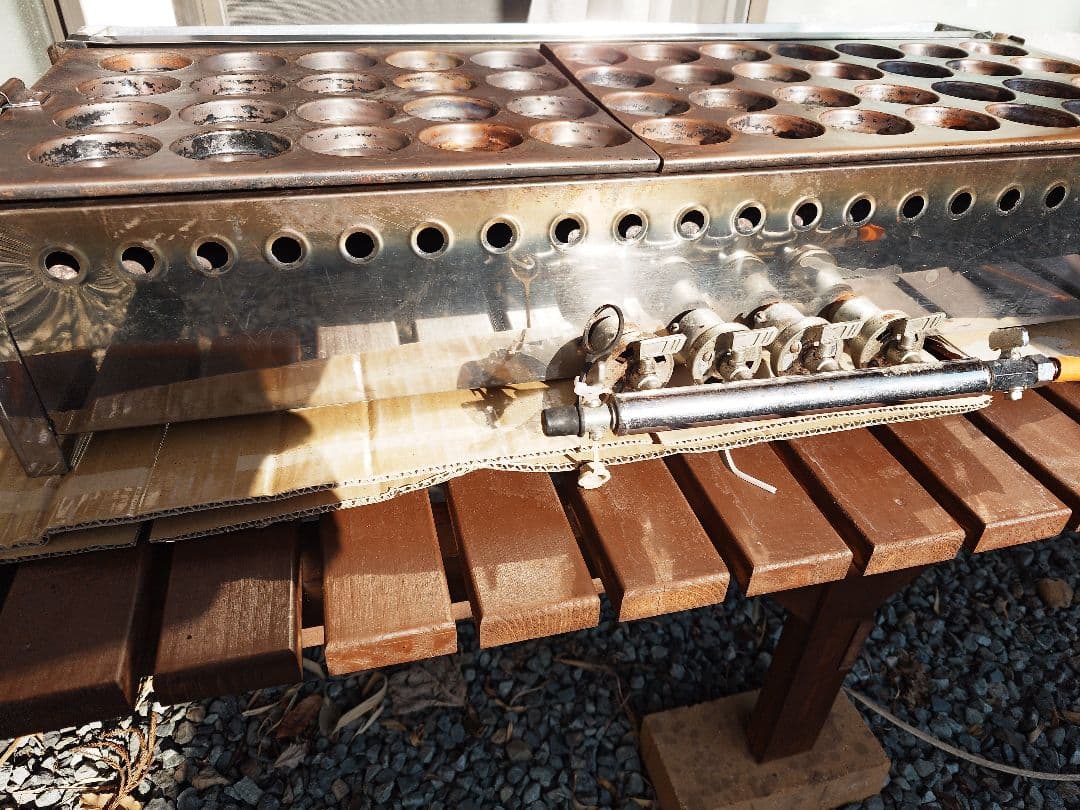 今川焼き鉄板付き　大型焼き台