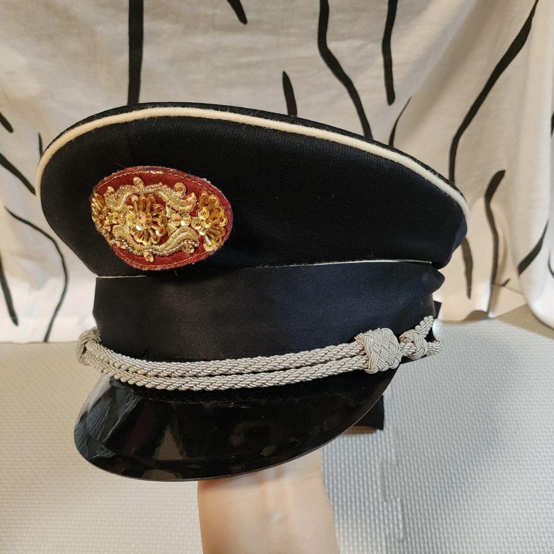 【期間限定値下】トリコット製制帽.ドイツEREL社56cm ミリタリー ゴスロリ