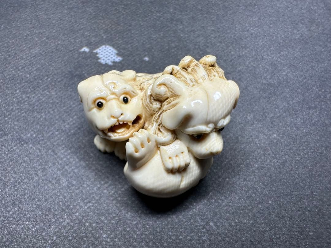 極上 根付 印籠 天然素材 アンティーク 骨董 飾り物 古美術品 置物細密