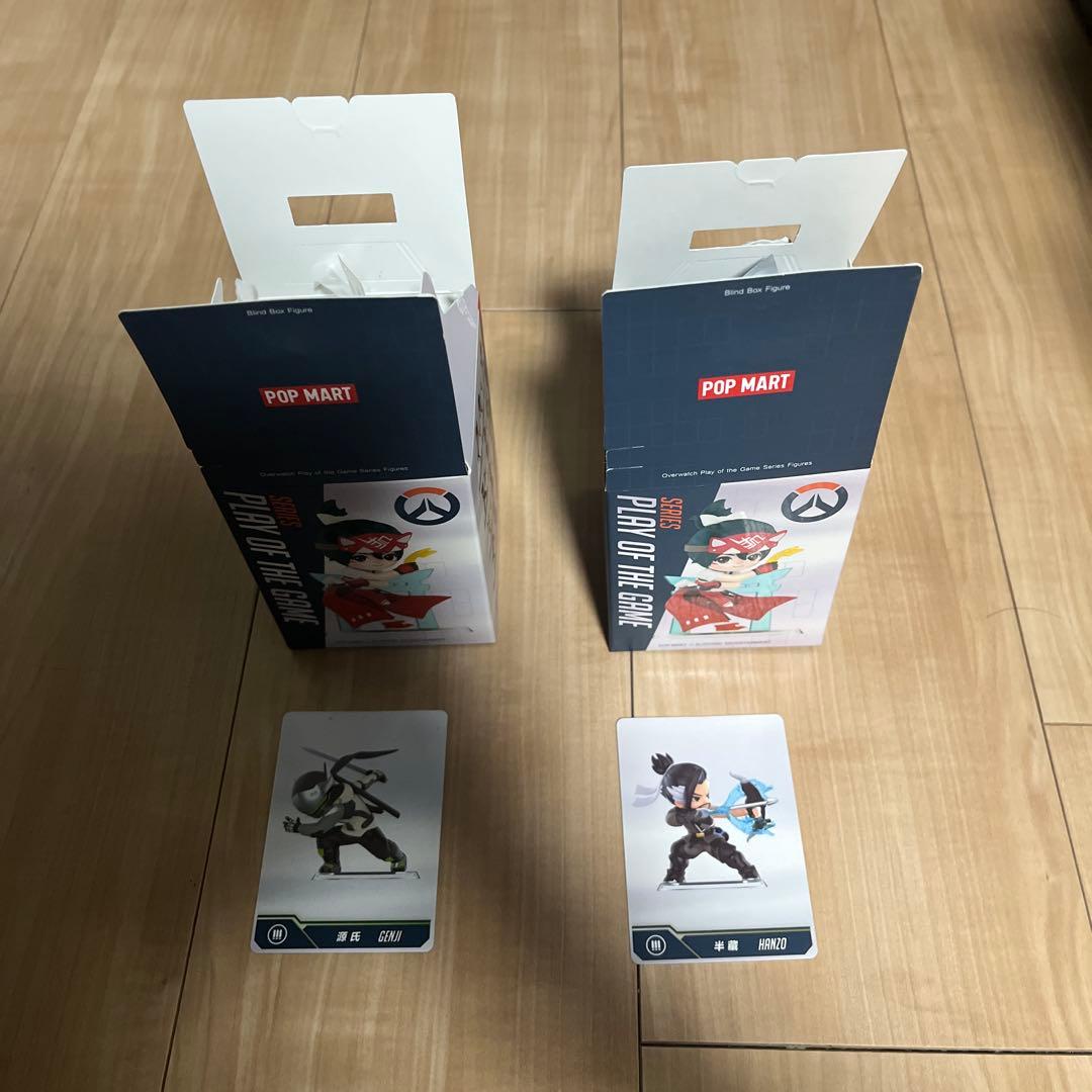 オーバーウォッチPOPMART ゲンジ•ハンゾーセット