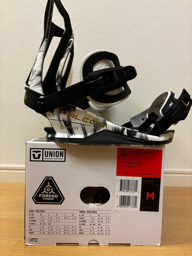 UNION FALCOR HAZE 25-26 Mサイズ UNION BINDING 25-26 UNION スノーボード ビンディング FALCOR