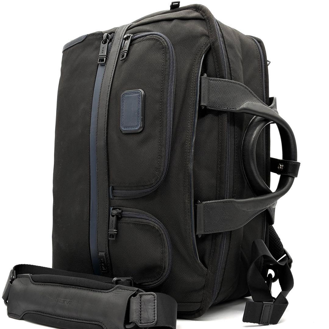 美品 トゥミ 3way ビジネスバッグ リュック A4 PC可 メンズ ブラック