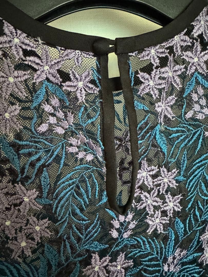 マメクロゴウチ Mame kurogouchi 刺繍レーストップス ブラウス 1