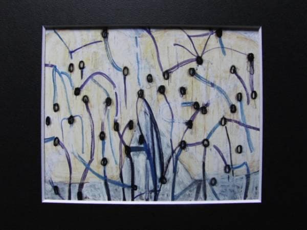 深沢軍治、窓（今日は雨降り）、希少な額装用画集より、美品、新品額装付