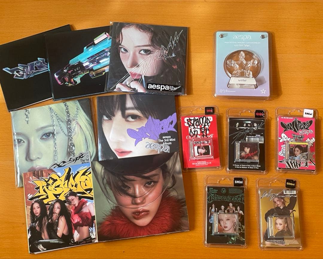 aespa ウィンター　smini アルバム　CD エンブレム　セット