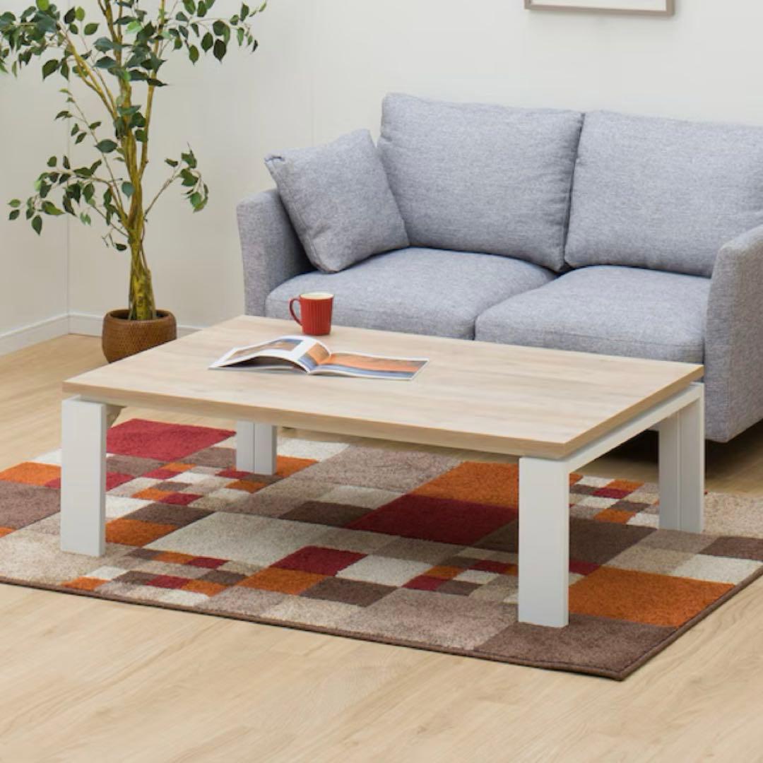 【サトウトシオ】　フラットヒーターこたつ120　美品　こたつ機能未使用