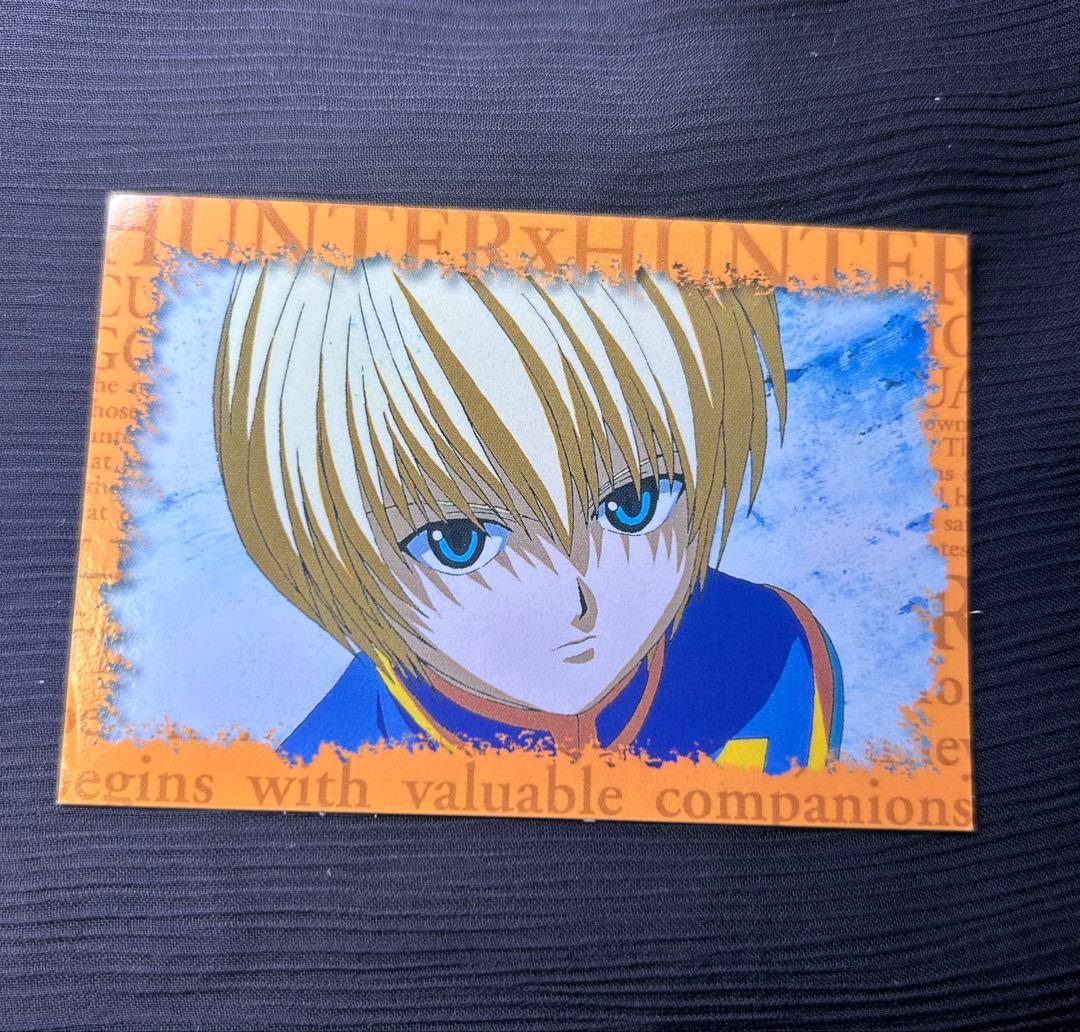 旧HxH クラピカ NOT FOR SALE クリアカードあたりハンターハンター