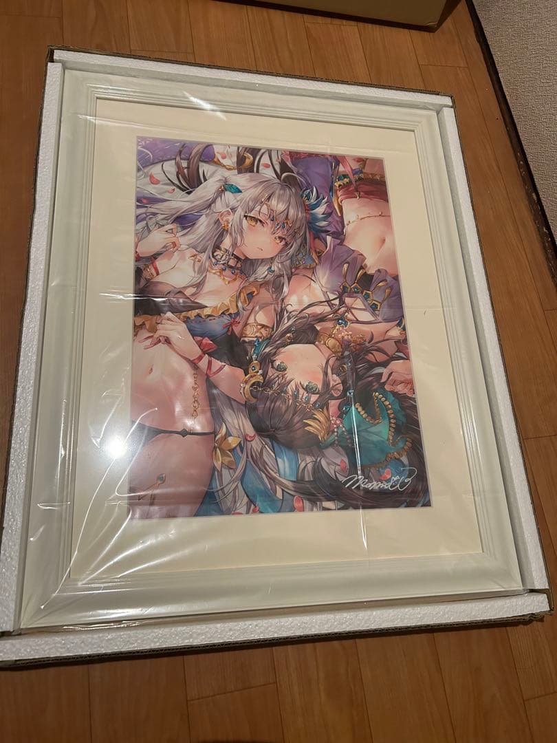 軸中心派 ももこ 直筆サイン入りA3複製原画・双星の踊り子 ジークレー ももこ版画・グッズ買取