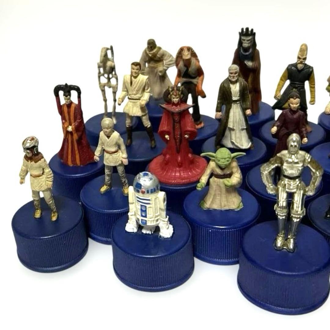 小型全28種セット】スター・ウォーズ EP1 ボトルキャップ(HEAD除く